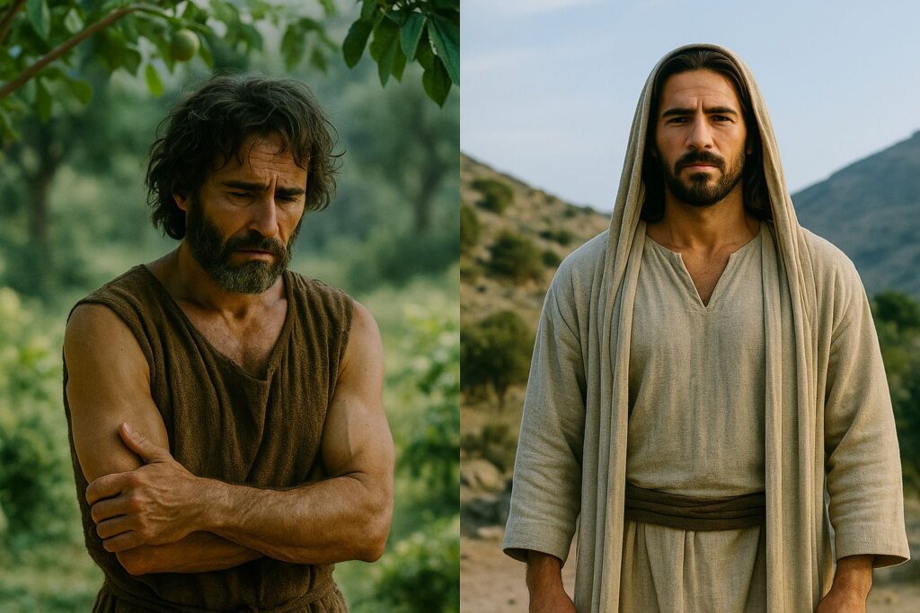 Adam och Jesus – kontrast mellan olydnad och lydnad.